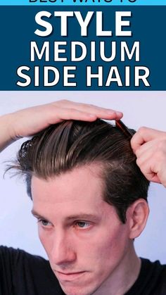 Styling Medium Length Hair Men, Mens Hairstyles For Growing Out Hair, Men’s Short Hairstyles Widows Peak, How To Style Mens Medium Length Hair, B2 Hair Styles, Men’s Medium Length Straight Hair, Men’s Hairstyles Medium Length, How To Style Medium Length Men’s Hair, Medium Length Haircut For Men Straight Hair