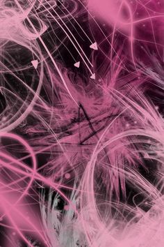 abstract pink and black background with white swirls