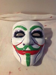 Joker Cosplay Hand Paint Mask | eBay Joker Face Mask, Face Mask For Kids, Joker Face, Cosplay Mask, Scary Mask, Joker Cosplay, Hand Paint, Custom Hand Painted, Mask For Kids