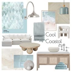 Interior Design Inspo Beach House Mood Board, Beach Interior Design Coastal Style, Palm Beach Living Room, Coastal Mood Board, Fluted Concrete, Cream And White Bedroom, Online Design Services, Beach House Living Room