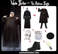 an image of a costume for the addams family with text that says, which fester - the addams family?