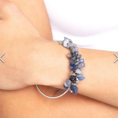 Threaded Along A Silver Wire That Wraps Around The Center Of A Silver Coil, Chiseled Pieces Of Lapis Are Sporadically Scattered Atop The Wrist, Creating A Colorful Wrap-Style Bracelet. Blue Stone Beads Cap The End Of The Design For An Additional Pop Of Color. As The Stone Elements In This Piece Are Natural, Some Color Variation Is Normal. Bundle & Save Packaged Well No Worries! Smoke Free Home Poshmark Fee Included In Price. #Theblinglife #Jewelry Boho Wrap Bracelet, Coil Bracelet, Brown Bracelet, Jewelry Catalog, White Bracelets, Bracelet Blue, Paparazzi Accessories, Paparazzi Jewelry, Blue Bracelet