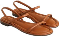 Trendy Brown Everyday Sandals, Trendy Brown Sandals For Everyday, Brown Trendy Sandals For Everyday Wear, Chic Brown Slingback Sandals For Summer, Casual Brown Slingback Sandals With Adjustable Strap, Chic Brown Sandals With Adjustable Strap, Brown Strappy Slingback Sandals For Spring, Brown Slingback Sandals For Everyday Spring Wear, Chic Brown Everyday Sandals