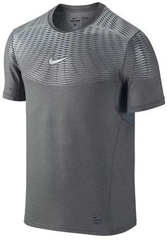 Product Details The Nike Pro Hypercool Max Fitted Men's Training Shirt combines ultralight Dri-FIT fabric and a heat-deflecting graphic to help keep you dry and cool during high-intensity workouts. Heat Deflection: A metalized graphic deflects sunlight from your upper body, helping you stay cool during long outdoor training sessions Targeted Ventilation: Mesh zones in high-heat areas enhance airflow where you need it most. Ultralight Dri-FIT Max fabric helps you stay dry and comfortable by wicki Tee Ideas, Training Shirt, Outdoor Training, Shirt Nike, Training Shirts, High Intensity Workout, Nike Mens, Nike Tshirt, Cool Technology