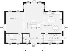 the floor plan for a two bedroom apartment with an attached kitchen and living room area