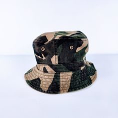 Steve Madden Camo Bucket Hat. One Size Fit All. Excellent Condition, Never Worn. Adjustable Cotton Bucket Hat One Size, Adjustable Camouflage Bucket Hat, Adjustable Camouflage Cotton Hat, Adjustable Camouflage Bucket Hat With Curved Brim, Adjustable Military Bucket Hat, Summer Camouflage Bucket Hat, Casual Camouflage Bucket Hat For Summer, Adjustable Camouflage Hat For Beach, Casual Camouflage Bucket Hat