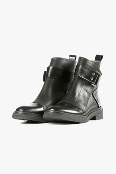 Black Ankle Boots | Women's Black Moto Boots | Women's Biker Boots Womens Biker Boots, Black Moto Boots, Black Footwear, Women's Ankle Boots, Shoe Boutique, Black Boots Women, Black On Black, Lady Biker, Biker Boots