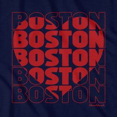 Stacked Boston Heart T-Shirt It doesn't need to be Valentine's Day for you to express your feelings for Boston. That love shines through no matter the date. This is the perfect tee for the proud Bostonian to show what city their heart truly belongs to. If you love Boston, say it loud and proud with this design.