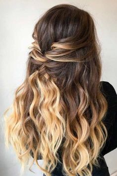 Half Up Half Down Prom Frisuren Youll verlieben sich in ★ See ... - Prom Frisuren Semi Formal Hairstyles, Simple Prom Hair, Braided Half Up, Prom Hairstyles For Long Hair