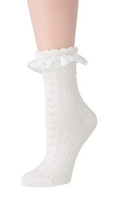 PRICES MAY VARY. Elastic,Polyester,Cotton,Spandex Imported Machine Wash Material: Our Socks They are made of 81% Cotton, 16% Polyester, 3% Spandex Design: Ruffle trim, elastic socks mouth,fun option for daily wear and perfect alternative to boring socks,,making you special, high stretch design bring you sexy and younger feeling, catch more eyesight, make you have a very Cute sweet feeling, Makes you feel "girly"... Size: One size,fits US shoe size 5-9,Soft breathable provides a more health and c White Cute Socks, Mabel Cosplay, Socks Lace, Socks Aesthetic, Frilly Socks, Trendy Socks, Ruffled Socks, Costume Inspo, Ankle Socks Women