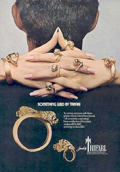 Jewelry Ad, Beating Heart, Retro Jewelry