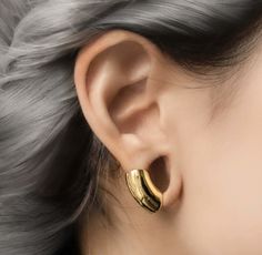 Classic Lobe Cuffs™️ (2 sizes) - Lobe Cuffs - Ask and Embla Ask And Embla, Ring Stacks, Stretched Lobes, Bat Earrings, Alternative Jewelry, Gold Shorts, Septum Jewelry, Tunnels And Plugs, Stretched Ears