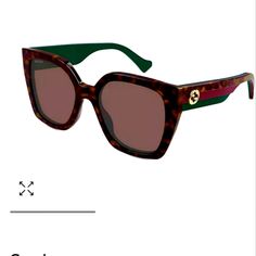 Comes With Gucci Velvet Case And Matching Silk Bag. Designer Multicolor Tinted Sunglasses, Gucci Luxury Multicolor Sunglasses, Gucci Multicolor Sunglasses, Silk Bag, Butterfly Sunglasses, Gucci Accessories, Sunglasses Accessories, Limited Time, Velvet