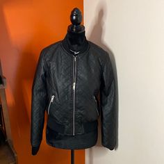 New Look Pleather Jacket With Zip Up Pockets New Casual Quilted Leather Jacket For Spring, Black Quilted Leather Jacket For Work, Teen Jackets, Green Khaki Jacket, Elbow Patch Blazer, Brown Faux Leather Jacket, Pleather Jacket, Khaki Jacket, Black Faux Leather Jacket