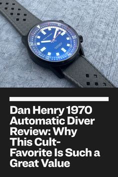 In the unique style of 1960s and '70s "super-compressors," this is one of the best dive watches for the money. Vintage Vibes, The Money, Diver, Diving, Unique Style, Vintage Inspired, 1960s