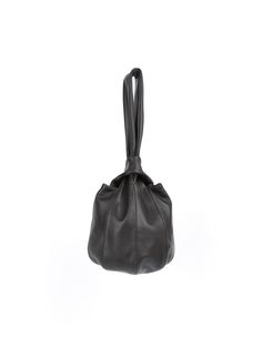 Editor's NotesYURT's unique bucket bag for an effortless look- A silhouette that resembles the shape of a fig- Flower shaped bottom that holds the bag's shape- Multi-styling possible as a cross-body/tote- Two different lengths of straps that can be interlocked for bag closureMeasurements(in.)One size- Body: 7.87 in. (Upper W) / 9.06 in. (Bottom W) / 11.81 in. (H)- Strap: 12.40 in. (Long) / 3.54 in. (Short)Composition & Care- Sheepskin leather- Natural leather may have fine scratches and wrinkles- Avoid direct heat and moisture- Wipe off moisture and stains with a dry cloth- Keep in a dust bagDesigner- by YURT Modern Handheld Bucket Bag For Travel, Modern Shopping Pouch, Modern Bucket Bag With Leather Round Handles, Modern Bucket Bag With Round Leather Handles, Chic Bucket Shaped Hobo Bag For On-the-go, Versatile Hobo Bag With Detachable Handle And Bucket Shape, Chic Bucket Shape Hobo Bag For On-the-go, Chic Hobo Bag For On-the-go In Bucket Shape, Versatile Handheld Evening Bucket Bag