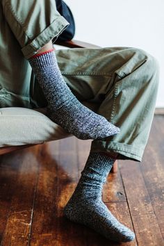 The casual comfy men's boot sock knit with non-itchy wool blend for extra warmth. A ribbed design and mixed-yarn look makes them the perfect sock for indoor downtime and outdoor adventures. Details: Size Guide One size fits most.Recommended Men's US shoe size 7 - 12, Euro 39 - 45. Materials 80% Acrylic, 9% Wool, 9% Polyester, 2% SpandexMade in China Care Instructions Machine wash cold, no chlorine bleach,hang dry recommended. Wool Socks Men, Men’s Socks, Socks Styling, Men In Socks, Socks Aesthetic, Knit Boot Socks, Woolen Socks, Knit Jeans, Sock Outfits