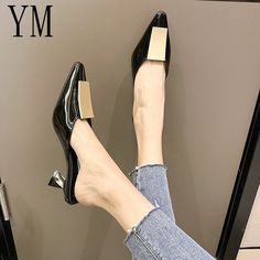 window.adminAccountId=233146135; Brand Name Amozae Pump Type D'Orsay & Two-Piece Heel Type Square heel Upper Material Patent Leather Toe Shape Pointed Toe With Platforms No Heel Height Med (3cm-5cm) Fit Fits true to size, take your normal size Style sexy is_handmade Yes Fashion Element Shallow Insole Material PU Occasion Dress Lining Material PU Season Spring/Autumn Outsole Material Rubber Model Number 406 Closure Type Slip-On On Shoes Women, Elegant Slippers, Short Suede Boots, Dress Lining, Vintage Sandals, White High Heels, Women Platform Shoes, Buckle Ankle Boots, Womens Sandals Summer