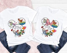 You've Got A Friend In Me Shirt, Toy Story Couple Shirt Hoodie Sweatshirt, Minnie And Mickey Head Tee Toy Story Couple, Alice In Wonderland Shirts, It's My Birthday Shirt, Disney Couple Shirts, Minnie And Mickey, Toy Story Characters, Horror Movie Shirts, Toy Story Shirt, Father Shirts