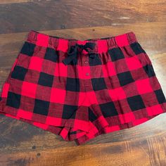 Reposhing This Item I Purchased From @Cmkkj7. Loved It, But Ready To Rotate For Something New. Questions? Leave A Comment Below! Cabaret Costume, Burr Basket, Body Smells, Pj Shorts, Sleep Shorts, Red Shorts, Buffalo Check, Clothing Ideas, The Rise