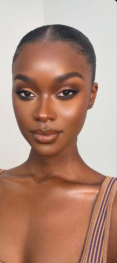 No Make Up Make Up Look, Face Beat Makeup, Mekap Mata, Soft Makeup Looks, Black Skin Care, Makeup For Black Skin, Brown Skin Makeup, Soft Glam Makeup, Smink Inspiration