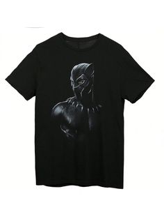 Now you can stylishly channel the spirit of the Black Panther when you take on the work week in this officially licensed Black Panther Character Art T-Shirt. This black Marvel t-shirt is made from cotton and features a sleek Black Panther artistic character design on the front.Black Panther Character Art T-Shirt Black Street  Short Sleeve  Animal,Figure    Men Clothing, size features are:Bust: ,Length: ,Sleeve Length: Panther Character, Black Panther Character, Artistic Character, The Black Panther, Marvel Tshirt, Black Panther Marvel, Work Week, Art T Shirt, Animal Figures