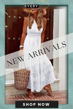 Sleeveless Lace A-line Casual/vacation Maxi Dresses A-line Beach Season Sundress, Vacation A-line Sundress, Spring A-line Sleeveless Dress For Beach, Vacation A-line Sundress Midi Dress, Spring Beach Sleeveless A-line Dress, Sleeveless Summer Beach Midi Dress, Spring Beach A-line Sleeveless Dress, Sleeveless Summer Midi Dress For The Beach, A-line Sleeveless Dress For Beach In Spring