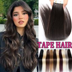 ad eBay - 8A* Best Quality 12''-24" Invisible Tape-In Remy Human Hair Extensions US STOCK - Buy Now, click the link (eBay) Hair Extentions, Remy Human Hair Extensions, Tape In Hair Extensions, Styling Products, Wigs Hair Extensions, Remy Human Hair, Hair Extension, Human Hair Extensions, Hair Pieces