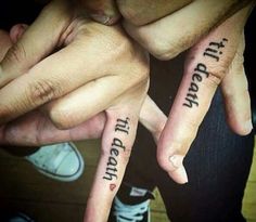 two people holding their hands with the words i'm pretty and fit on them