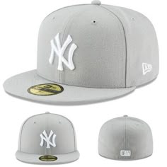 gwbks                                                                 This Listing is for a brand new with tags AuthenticNew Era New York Yankees Grey 5950 Fitted Hat Classic MLB League Basic  Brand New, Original Tag Attached  Material: 100% polyester Woven  High Profile, Classic MLB League Basic Hat   Grey Colorway Underneath Brim of Hat  Has a thick , Durable Panel Material  MLB Authenticity Sticker Under the Brim  100% Authentic Merchandise,Factory Direct   Classic MLB 5950 Fitted Hat   Embroidered graphics Front & Back   6 Panel Construction   Officially licensed Products     New Era Embroidered on the Side Cap      Raised Embroidered Front Logo    Premium Quality, Comfortable Fit                                                            Prefered Payments  are Paypal           We acce Red Fitted Hat, Custom Fitted Hats, Swag Hats, Profile Classic, Yankees Cap, Dope Hats, Hat Aesthetic, Anaheim Angels, New Era Hats