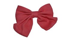 Coral Pink Cotton Baby Hair Bow Pink Cotton, Coral Pink