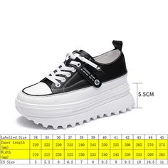 size chart White Wedge Heel Sneakers For Summer, White Wedge Sneakers For Summer, Trendy White Platform Sneakers With Wedge Heel, White Platform Wedge Sneakers For Summer, White Wedge Heel Platform Sneakers For Streetwear, White Wedge Heel Platform Sneakers Casual, White Casual Platform Sneakers With Wedge Heel, Casual White Platform Sneakers With Wedge Heel, White Platform Wedge Sneakers For Spring