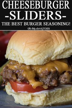 cheeseburger sliders the best burger seasoning