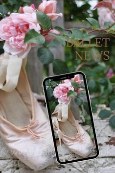 Roses and pointe shoes Gaynor Minden, Royal Ballet, Behind The Scenes, Ballet