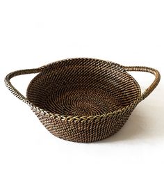 From Southern Living&#x2C; this basket features:  handwoven construction by village artisans in the Philippines medium approx. 10.25" x 8.5" x 3.75" large approx. 11.5" x 9.5" x 4.25" Nito from a tropical vine of the fern family wipe clean  Imported.Southern Living  is a registered trademark of Time Inc. and is used under license. Vintage Diamond Jewelry, Origami Owl Lockets, Geek Jewelry, Pandora Rings, Large Baskets, Woven Basket, Jewelry Rings Diamond, Uncut Diamond, Southern Living