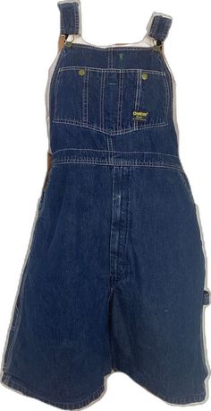 High Waist Denim Blue Overalls With Pockets, Utility High Rise Overalls With Pockets, Dark Wash High Rise Denim Shortalls, High Rise Dark Wash Denim Shortalls, Dark Wash Utility Denim Jumpsuit With Bib Front, Utility Style Dark Wash Denim Jumpsuit With Bib Front, Denim Bib Front Overalls, Denim Bib Front Overalls With Pockets, Medium Wash Bib Front Utility Bottoms