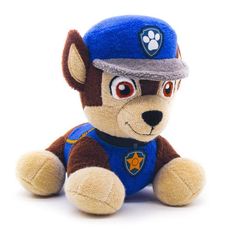 a stuffed animal that is wearing a police uniform on it's head and eyes