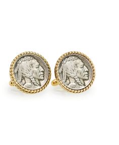 in stock Buffalo Jewelry, American Coins, Buffalo Nickel, Indian Head, Us Coins, Great Conversation Starters, Native American Indians, Cuff Links, First Year