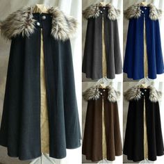 Winter Cape Coat, Cosplay Cape, Mantel Cape, Viking Cosplay, Pirate Cosplay, Winter Cape, Gothic Women, Wool Cape Coat