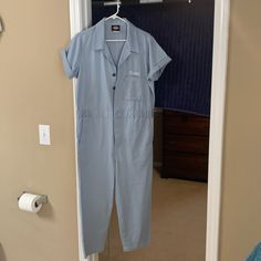 Never Worn Dickies Coverall Short Sleeve Dickies Coverall, Dickies Shorts, Dickies Pants, Scrubs, New Color, Pant Jumpsuit, Jumpsuit Romper, Color Blue, Pants For Women