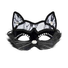 PRICES MAY VARY. Venetian Masquerade Mask Material: Our Luxury and Sexy Cat Face Masquerade Mask made of high quality lace, designed with ribbons to keep the mask in position. Sexy and beautiful for Halloween / Christmas Party Costume. For Sexy Night Custume Cosplay: A sexy black lace masquerade mask with cat charming eyes. Time to make something sexy, add something special into your wonderful night and enjoy the night., this mask makes you look sexy. A must one have for night Party, carnivals,m Cat Face Halloween, Cat Masquerade Mask, Masquerade Mask Black, Masquerade Mask Women, Lace Masquerade Masks, Scary Halloween Masks, Christmas Fancy Dress, Venetian Masquerade Masks, Mascaras Halloween