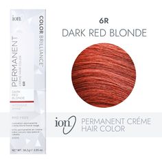 Ion Hair Colors, Hair Color Red, Ion Color Brilliance, Red Blonde, Red Blonde Hair, Hair Relaxers, Red To Blonde, Hair Color Techniques, Sally Beauty