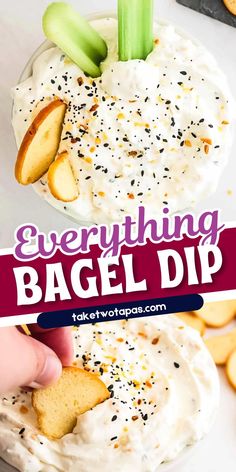 everything bagel dip is the perfect appetizer for any party or special occasion