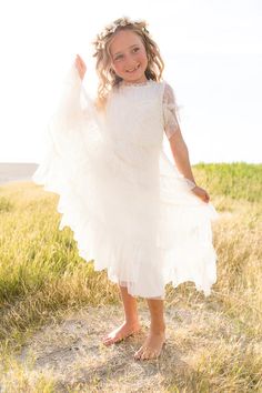 Mini Maxi Whimsical Dress in White – Ivy City Co Whimsical Dress, Layered Tulle Skirt, Fall Photoshoot, Dreamy Dress, Pixie Dust, City Girl, White Maxi Dresses, Flutter Sleeves, Fall Dresses