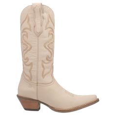 Step in style with the Out West cowboy boots from Dingo. The leather upper, pull-on entry, and convenient pull-on tabs make them easy to slip on and off. With a 13 inch shaft height and a 2 inch heel height, these boots offer a perfect balance of style and comfort. The rubber outsole ensures reliable traction for any adventure. Size: 10.  Color: Beige.  Gender: female.  Age Group: adult.  Pattern: embroidered. Embroidery Heels, Sand Boots, Dan Post Boots, Everyday Boots, Boots Knee High, Knee High Heels, Out West, Western Boots Women, Boots Knee