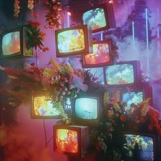 Tv Romance . . . . . . . . . . #coven #vaporwave #midjourney #aiartcommunity #aiart #retroart #alternatehistory #1960s #afilmcosmos #pastelaesthetic #nostalgia #retroart #dreamyaesthetic #filmphotography #dreamcore #whimsigoth #whimiscal #dreamcore #tvshows #pastelaesthetic #barbieaesthetic #weirdart #technicolor #socialmediamarketing Pretty Core Aesthetic, Technicolor Film Aesthetic, Dreamy Pop Aesthetic, New Apartment Aesthetic Vision Board, Dreamy 80s Aesthetic, Whimsey Aesthetic, Aetherial Aesthetic, Colorful Goth Aesthetic, Vaporwave Wedding