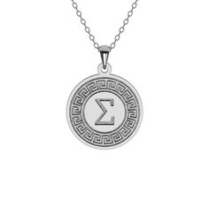 Celebrate your Greek heritage with our Greek Key Disc Necklace featuring a Greek Initial. Meticulously crafted in solid gold or sterling silver, this pendant beautifully marries cultural pride with personalized elegance. The Greek key motif, representing infinity and unity, surrounds your chosen Greek initial, creating a powerful statement of heritage and identity. Wear it with pride or gift it to a fellow Greek; it's a unique expression of cultural identity and individuality, beautifully crafte Greek Heritage, Arabic Jewelry, Everyday Bracelet, Cultural Identity, Turquoise Bead Necklaces, Greek Jewelry, Disc Necklace, Sterling Silver Mens, Greek Key