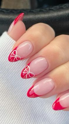 Bow Nail Designs, Girly Acrylic Nails, Nail Swag, Xmas Nails, Dream Nails, Pretty Acrylic Nails