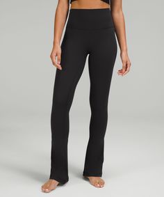 lululemon Align™ High-Rise Mini Flared Pant 32" | Women's Leggings/Tights | lululemon 2023 Wishlist, Lululemon Align Pant, Flare Pant, Feeling Nothing, Low Impact Workout, Lululemon Align, Lululemon Leggings, Lululemon Women, Bottom Clothes