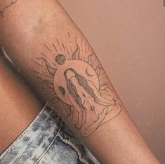 a person with a tattoo on their arm